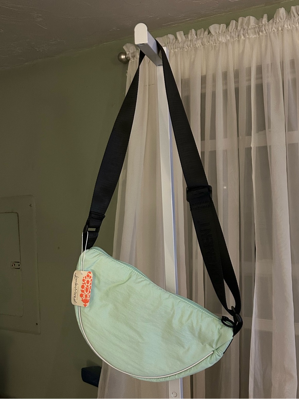 Free People Crossbody Sling Bag in Pistachio